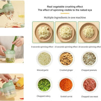 4 in 1 Portable Electric Vegetable Cutter